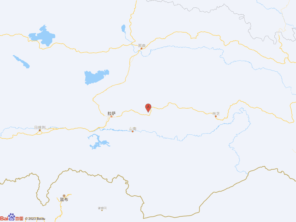 西藏拉萨市墨竹工卡县（北纬29.81度，东经92.26度）发生4.0级地震
